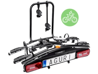 Bagażnik rowerowy na hak Aguri Active E-bike 2 silver | 50485